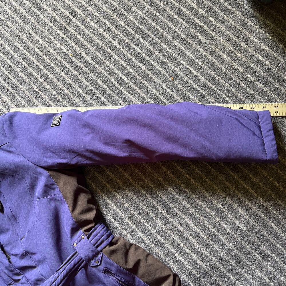 ZeroXposur Coat Size Medium Purple Hooded. NWT Belted - Picture 13 of 13